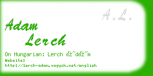 adam lerch business card